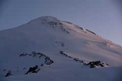 09C Sunrise On Mount Elbrus East Summit From Garabashi Camp On Mount Elbrus Climb.jpg